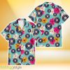 Houston Astros Pink Yellow White Hibiscus Turquoise Background 3D Hawaiian Shirt Gift For Fans Product Photo 1