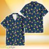 Houston Astros Yellow Hibiscus Cadet Blue Leaf Navy Background 3D Hawaiian Shirt Gift For Fans Product Photo 1