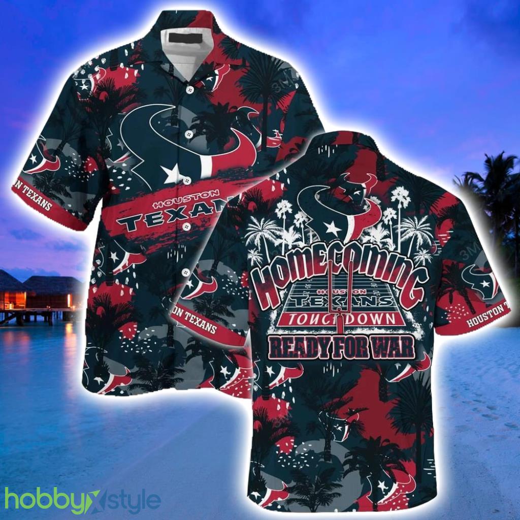Houston Texans NFL Beach For Sports Best Fans This Summer Hawaiian Shirt Product Photo 1