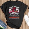 I Am A Proud Dad Of A Freaking Awesome Daughter Who Loves The Arizona Cardinals Shirt Product Photo 2