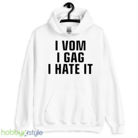 I com i gag i hate it shirt - White Ladies Tank Top
