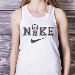 Jigsaw Horror Halloween Character Nike Swoosh Logo Shirt Product Photo 5