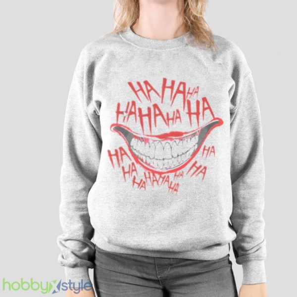 Joker Harley Quinn Ha Ha Ha Halloween Shirt Product Photo 2