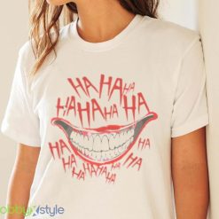 Joker Harley Quinn Ha Ha Ha Halloween Shirt Product Photo 4