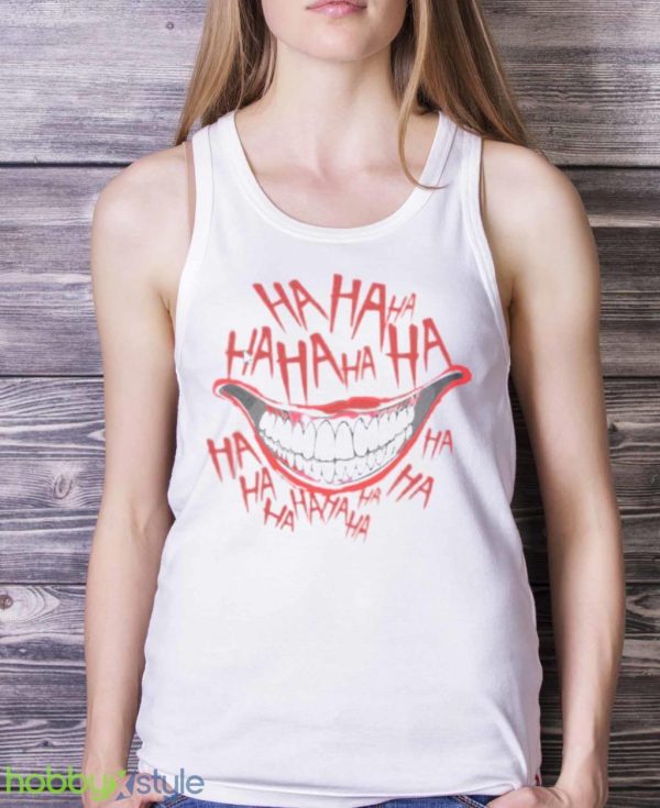 Joker Harley Quinn Ha Ha Ha Halloween Shirt Product Photo 5