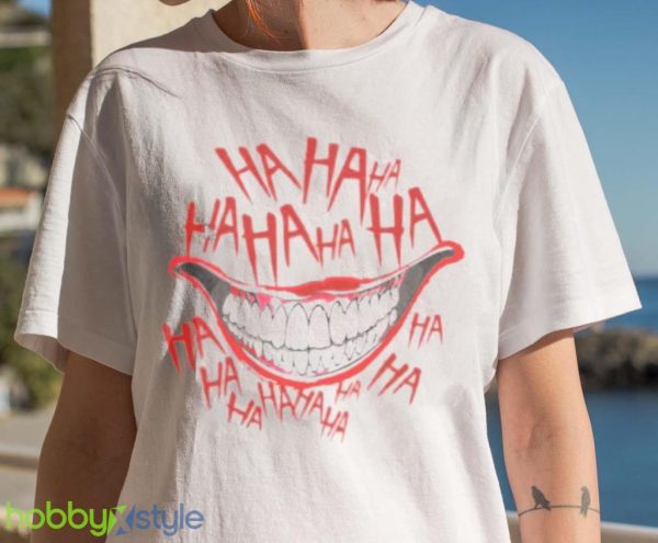 Joker Harley Quinn Ha Ha Ha Halloween Shirt Product Photo 7
