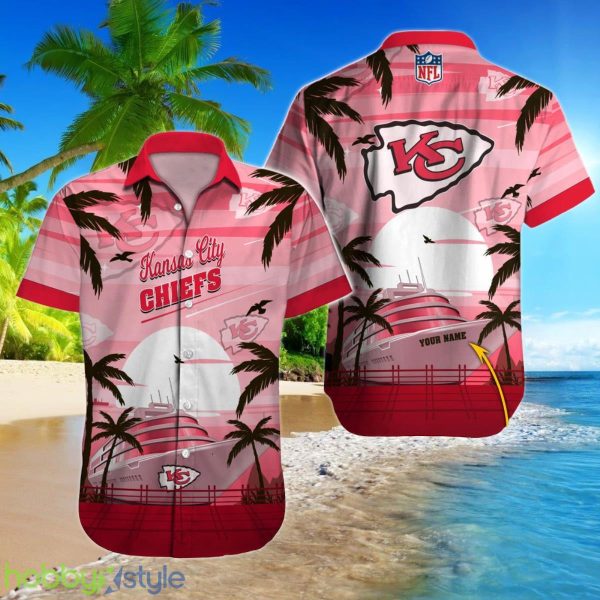 Kansas City Chiefs NFL Football Custom Name Hawaiian Shirt Best Gift For Loyal Fans Product Photo 1