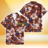 Kansas City Royals Bisque Hibiscus Brown Pattern 3D Hawaiian Shirt Gift For Fans Product Photo 2