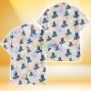 Kansas City Royals Sketch Pastel Hibiscus Beige Background 3D Hawaiian Shirt Gift For Fans Product Photo 2