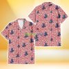 Kansas City Royals Tiny White Hibiscus Pattern Red Background 3D Hawaiian Shirt Gift For Fans Product Photo 2