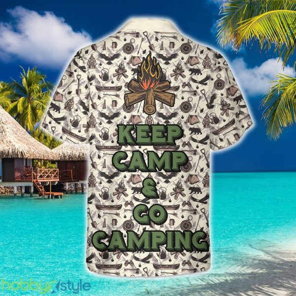 Keep Calm & Go Camping Hawaiian Shirt Summer Beach Gift For Men And Women - Keep Calm & Go Camping Hawaiian Shirt_1