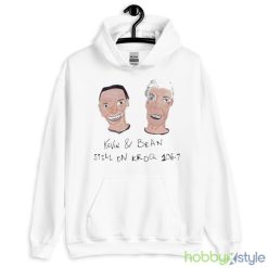 Kevin and Bean still on kroq 1067 art design t shirt - 18500 Unisex Heavy Blend Hooded Sweatshirt-1