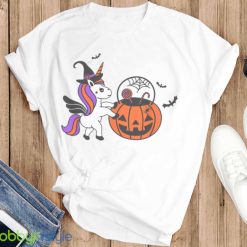 Kids Halloween Unicorn Pumpkin Bats T Shirt Product Photo 6