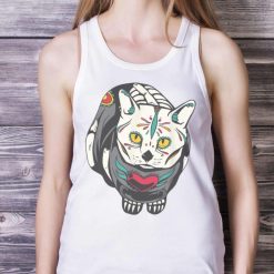 Kitty Skeleton Halloween Costume Skull Cat T Shirt Product Photo 5