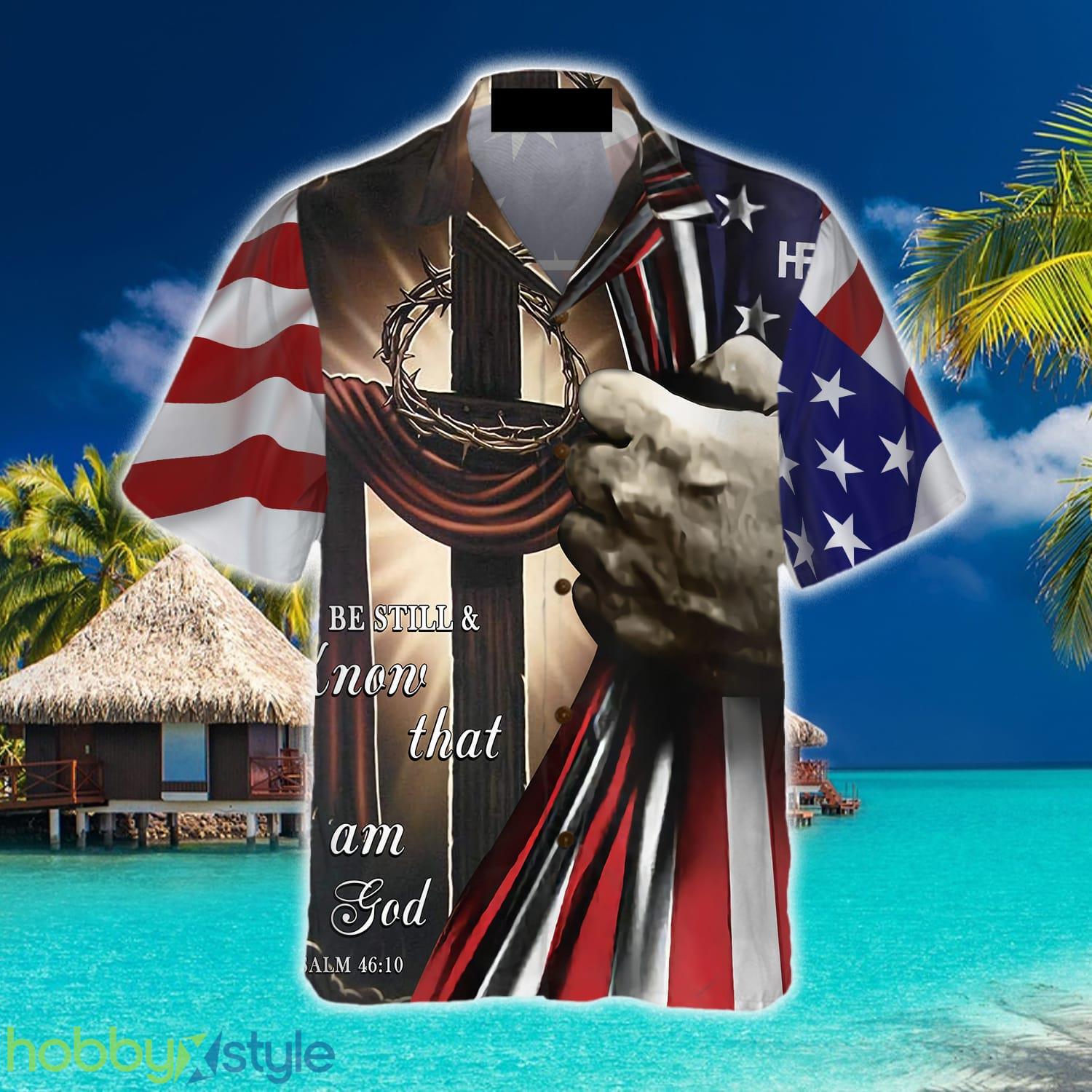 Know That I Am God Hawaiian Shirt Aloha Summer For Men And Women Gift - Know That I Am God Hawaiian Shirt_2