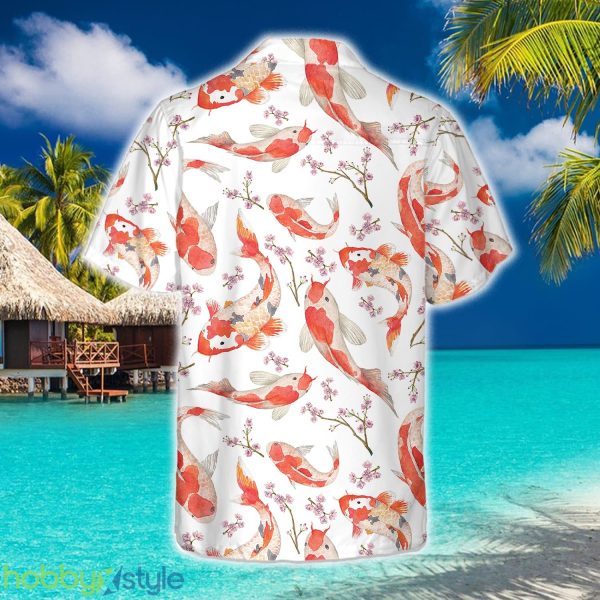 Koi Fish And Cherry Blossom Hawaiian Shirt Aloha Summer For Men And Women Gift - Koi Fish And Cherry Blossom Hawaiian Shirt_4