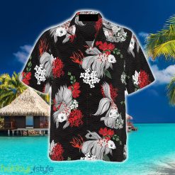 Koi Fish And Flowers Hawaiian Shirt Aloha Summer For Men And Women Gift - Koi Fish And Flowers Hawaiian Shirt_3