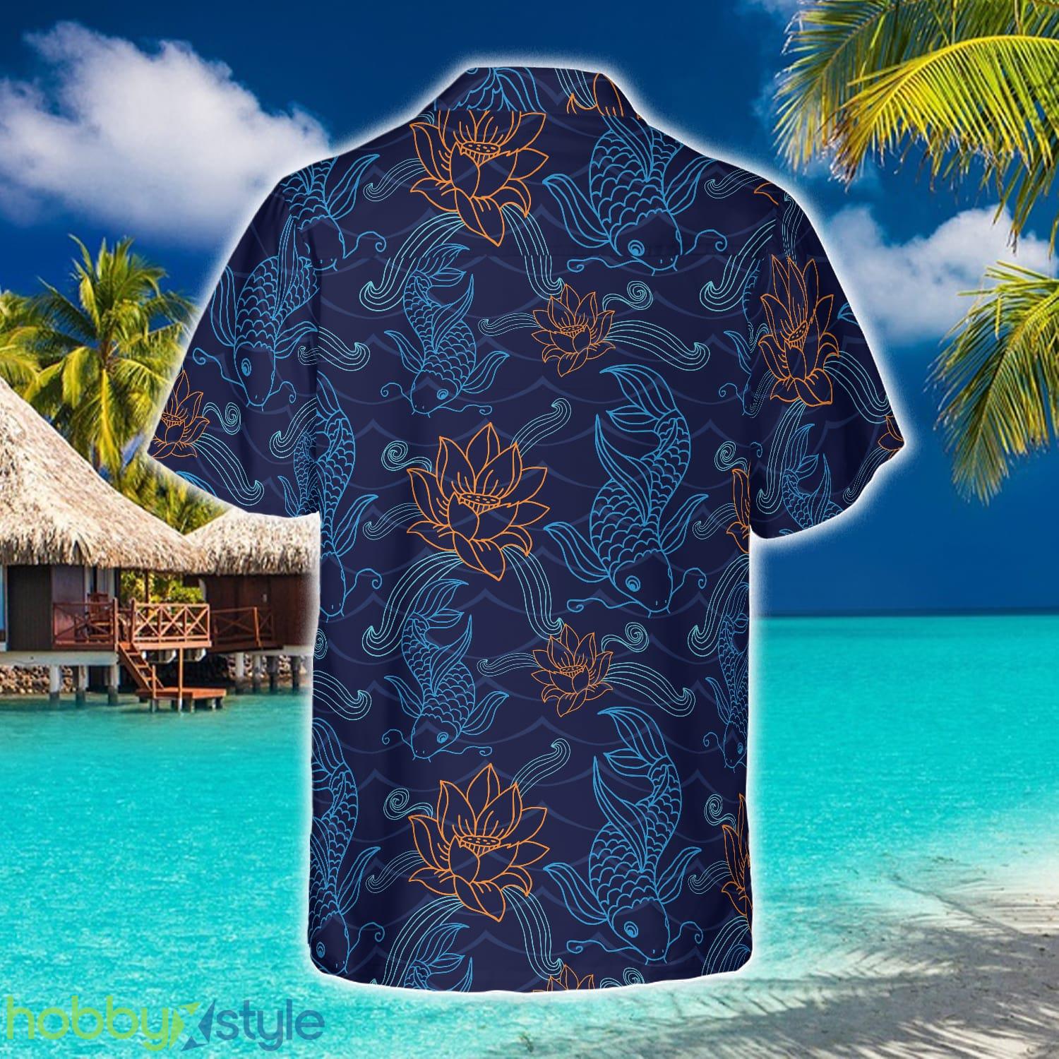 Koi Fish And Lotus Hawaiian Shirt Aloha Summer For Men And Women Gift - Koi Fish And Lotus Hawaiian Shirt_2