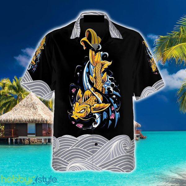 Koi Fish On Waves Hawaiian Shirt Aloha Summer For Men And Women Gift - Koi Fish On Waves Hawaiian Shirt_3