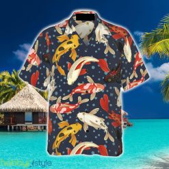 Koi Fish Pattern v1 Hawaiian Shirt Summer Beach Gift For Men And Women - Koi Fish Pattern v1 Hawaiian Shirt_3