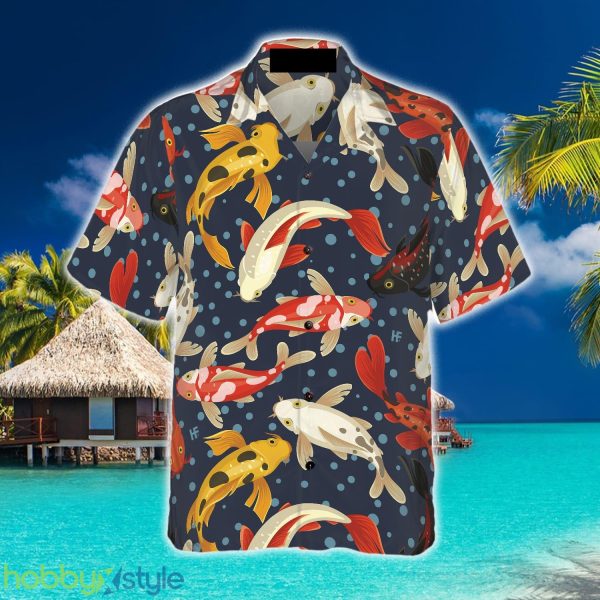 Koi Fish Pattern v1 Hawaiian Shirt Summer Beach Gift For Men And Women - Koi Fish Pattern v1 Hawaiian Shirt_3