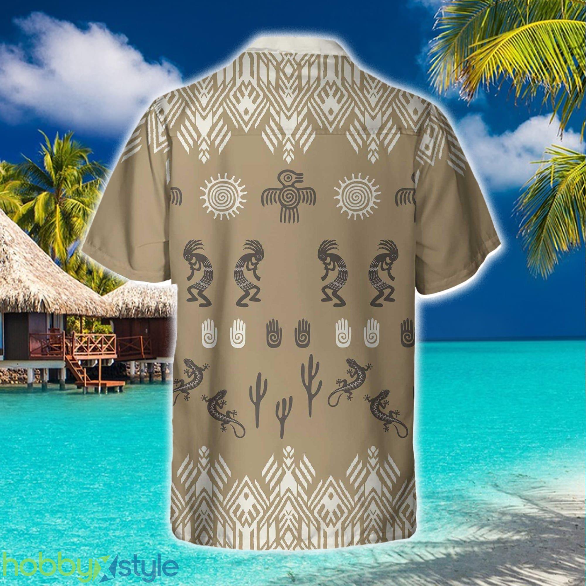Kokopelli Native American 3D Hawaiian Shirt Beach Summer For Men And Women Gift - Kokopelli Native American Hawaiian Shirt, Unique Native American Gift_2