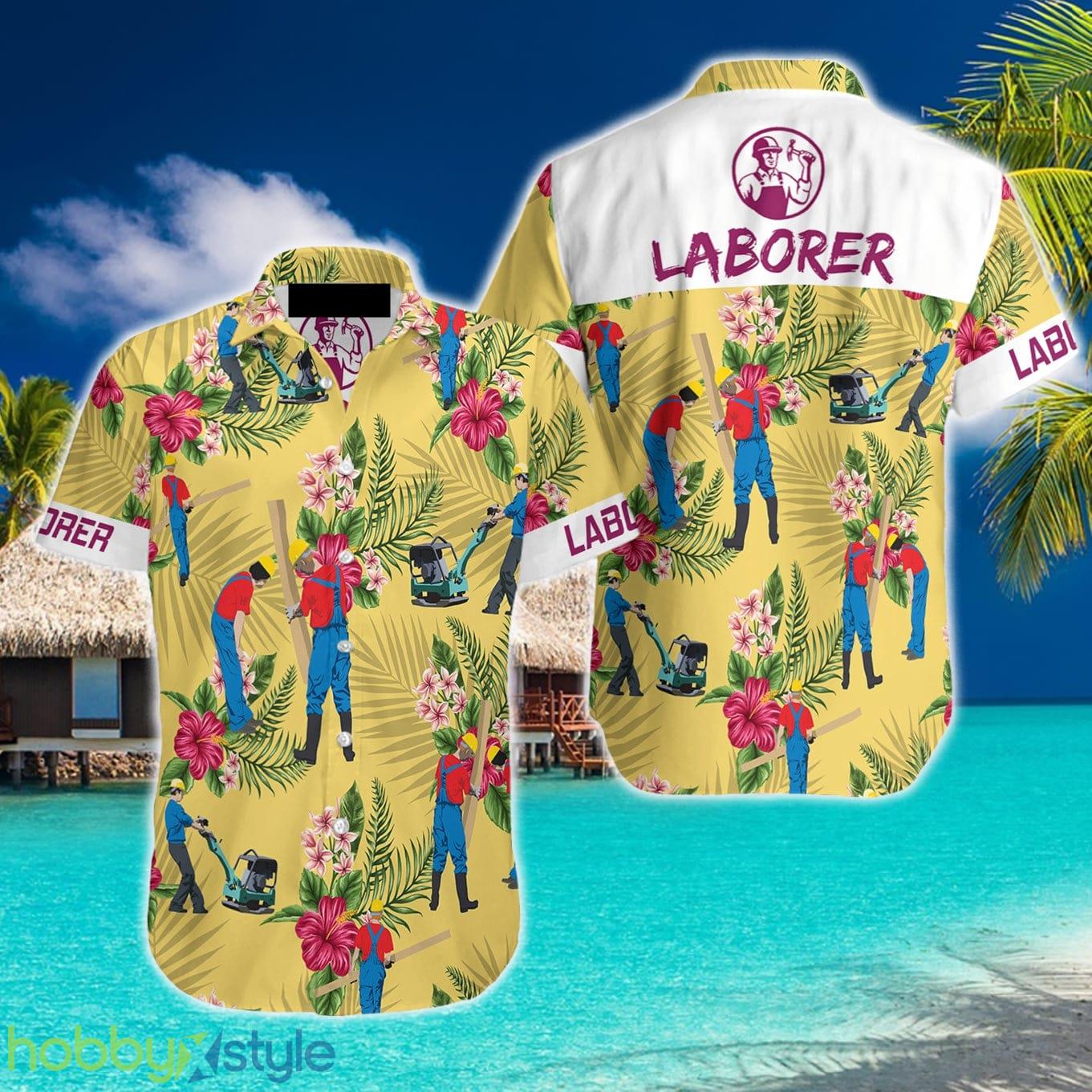 Laborer 3D Hawaiian Shirt Beach Summer For Men And Women Gift - Laborer Hawaiian Shirt_1