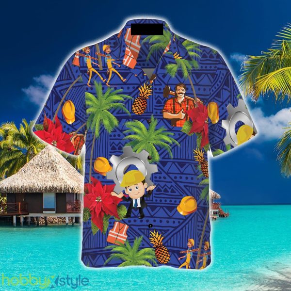 Laborer Proud 3D Hawaiian Shirt Beach Summer For Men And Women Gift - Laborer Proud Hawaiian Shirt_3