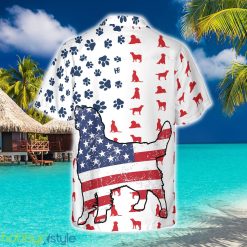 Labrador American Flag 3D Hawaiian Shirt Beach Summer For Men And Women Gift - Labrador American Flag Hawaiian Shirt_1