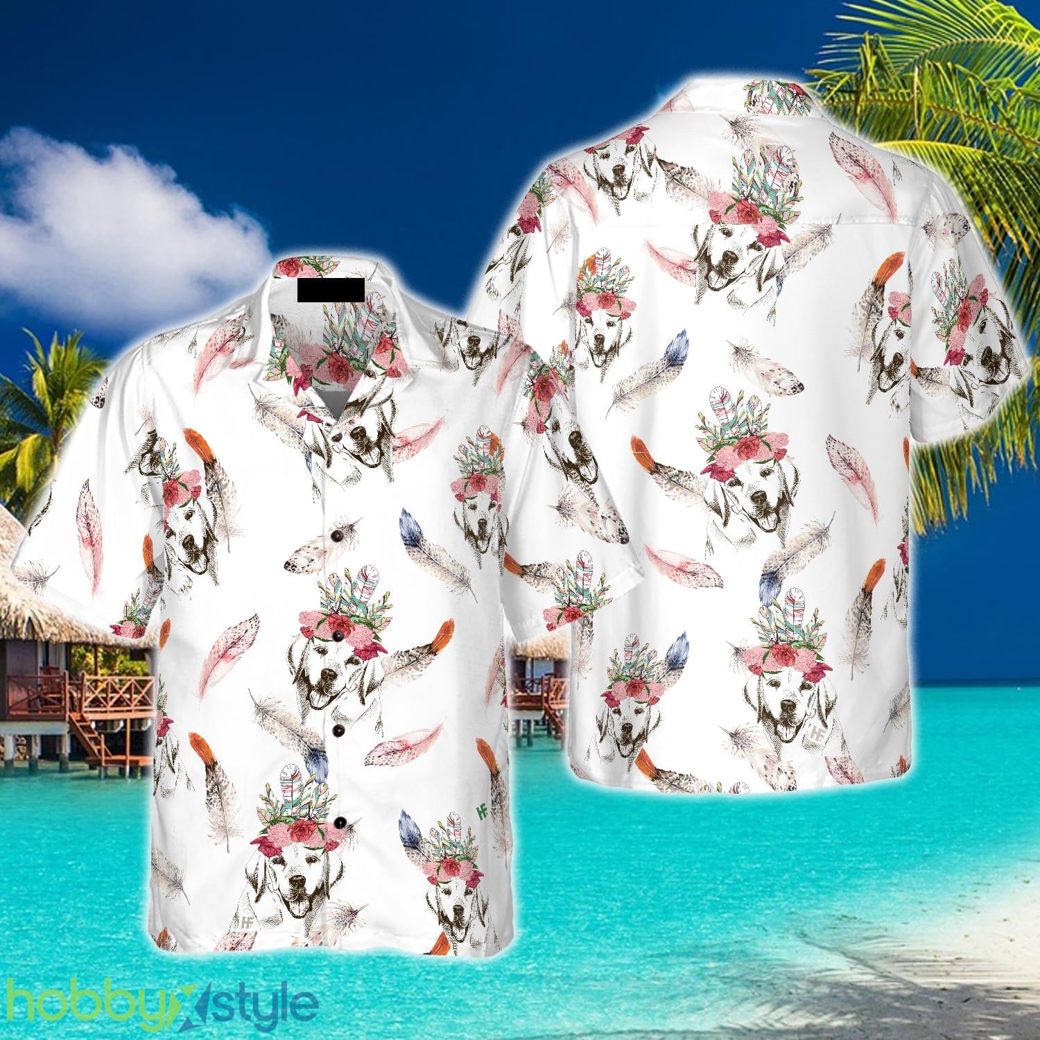 Labrador Retriever Boho Chic Dogs Hawaiian Shirt Aloha Summer For Men And Women Gift - Labrador Retriever Boho Chic Dogs Hawaiian Shirt_1