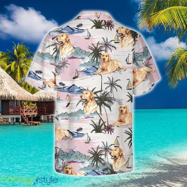 Labrador Retriever Tropical Summer Hawaiian Shirt Aloha Summer For Men And Women Gift - Labrador Retriever Tropical Summer Hawaiian Shirt, Tropical Labrador Hawaiian Shirt, Funny Gift For Labrador Retriever Lover_2