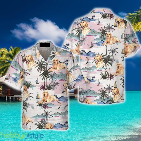 Labrador Retriever Tropical Summer Hawaiian Shirt Aloha Summer For Men And Women Gift - Labrador Retriever Tropical Summer Hawaiian Shirt, Tropical Labrador Hawaiian Shirt, Funny Gift For Labrador Retriever Lover_1
