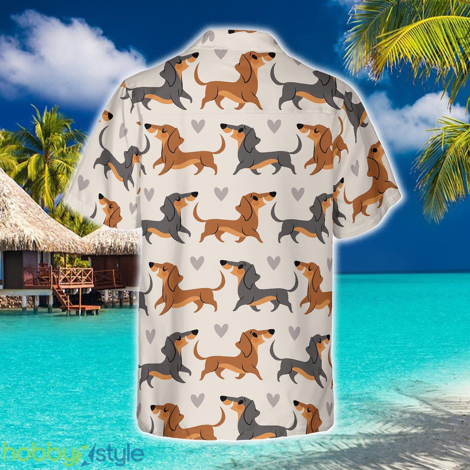 Life Of Dachshund Dog Hawaiian Shirt Summer Beach Gift For Men And Women - Life Of Dachshund Dog Hawaiian Shirt_1