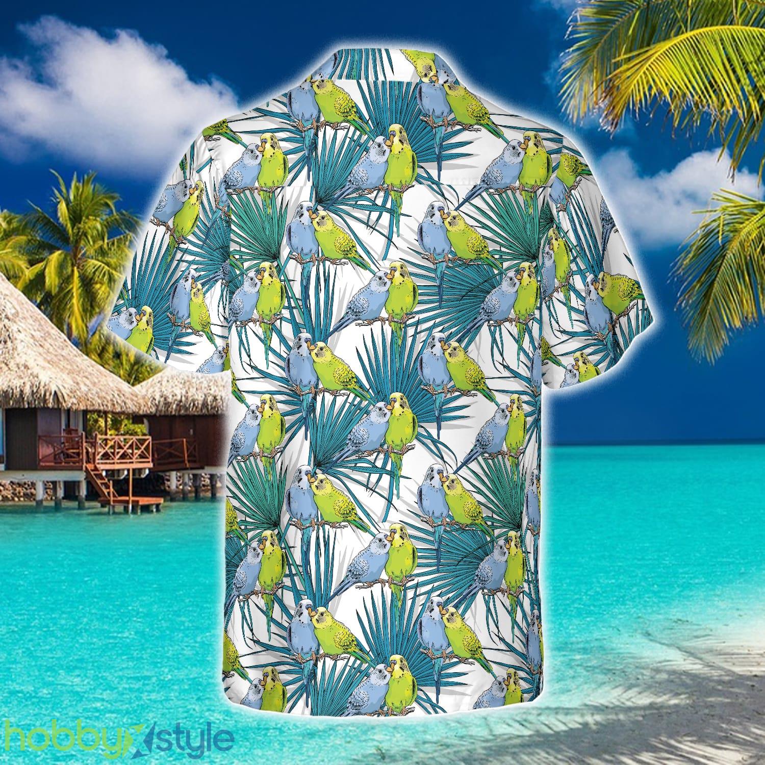 Little Green Parrot Shirt Aloha Summer For Men And Women Gift - Little Green Parrot Shirt For Men Hawaiian Shirt_2
