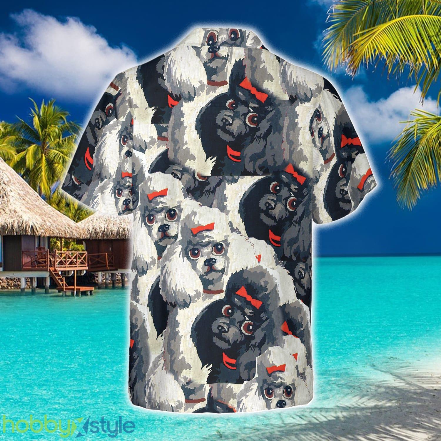 Little Sweet Poodles Hawaiian Shirt Aloha Summer For Men And Women Gift - Little Sweet Poodles Hawaiian Shirt_2