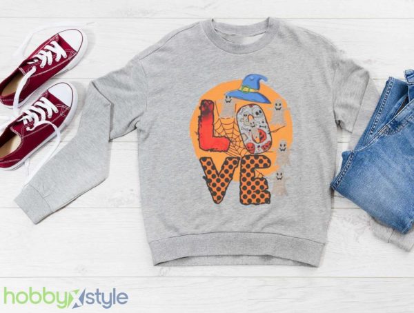 Love Halloween Printed Shirt Product Photo 3