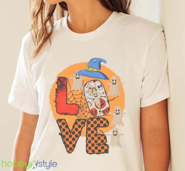 Love Halloween Printed Shirt Product Photo 4