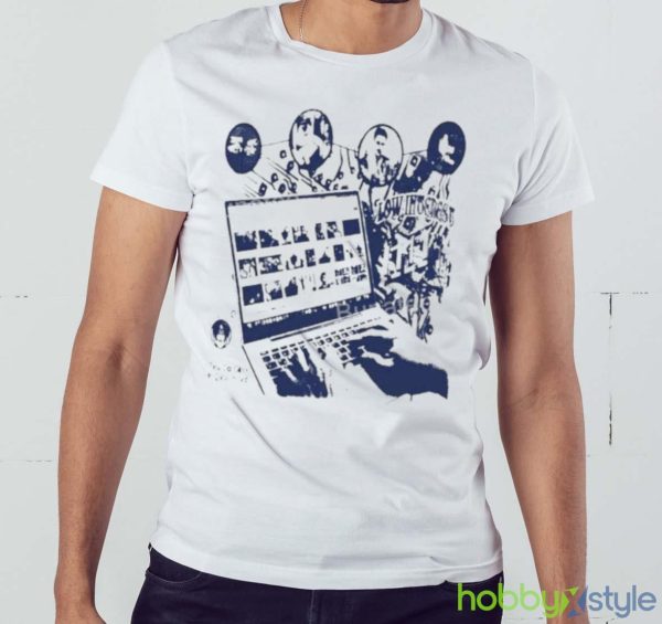 Lowinterest Data Mining Shirt - White Men T-Shirt