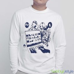 Lowinterest Data Mining Shirt - White Sweatshirt