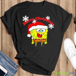 Merry Christmas Spongebob Collection Halloween Shirt - Black T-Shirt
