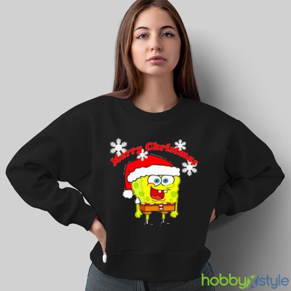 Merry Christmas Spongebob Collection Halloween Shirt - Sweatshirt