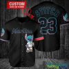 Miami Marlins MLB Stitch Baseball Jersey Shirt Style 4 Custom Number And Name Gift For Men And Women Fans - Miami Marlins-CUSTOM MLB Stitch Baseball Jersey_2