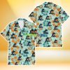 Miami Marlins Orange Green Hibiscus Pale Green Background 3D Hawaiian Shirt Gift For Fans Product Photo 2