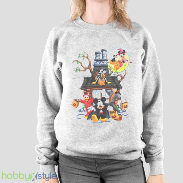 Mickey Haunted House Halloween Shirt Product Photo 2