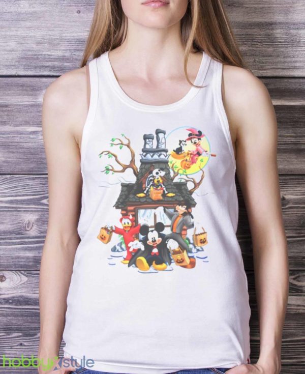 Mickey Haunted House Halloween Shirt Product Photo 5