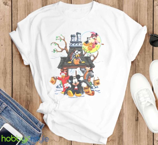 Mickey Haunted House Halloween Shirt Product Photo 6