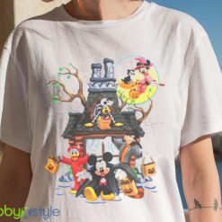 Mickey Haunted House Halloween Shirt Product Photo 7