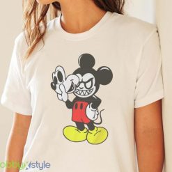 Mickey Horror Face Mickey And Minnie Minnie Mickey Halloween Shirt Product Photo 4