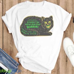 Midnite Show Halloween Spookshow Cat Shirt Product Photo 3