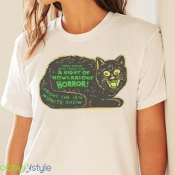 Midnite Show Halloween Spookshow Cat Shirt Product Photo 4